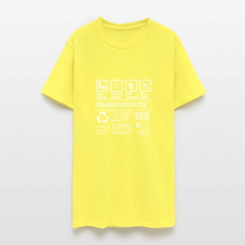 Firearms Instructor T Shirt - Multitasking Job Gif