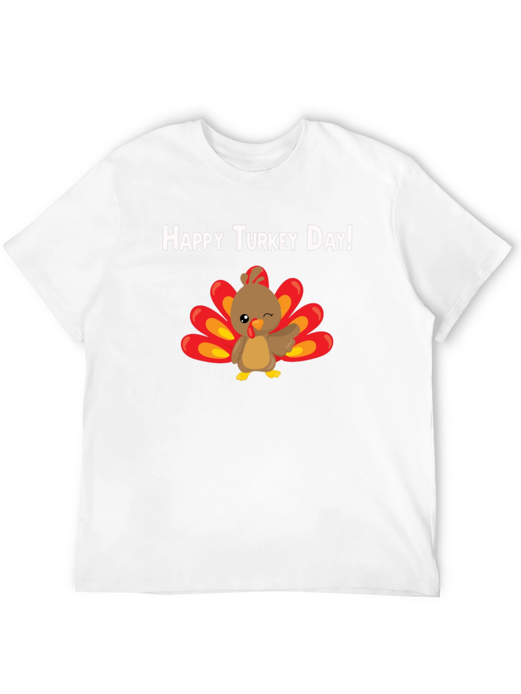 Happy Turkey Day T-Shirt - Thanksgiving Tee