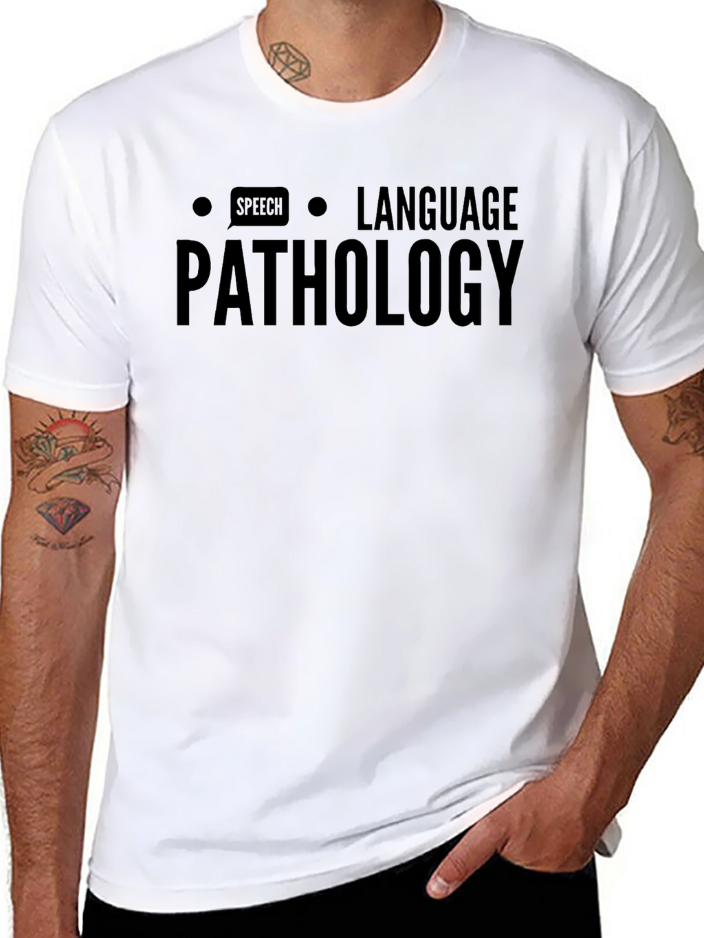 Speech Language Pathology Black T-Shirt