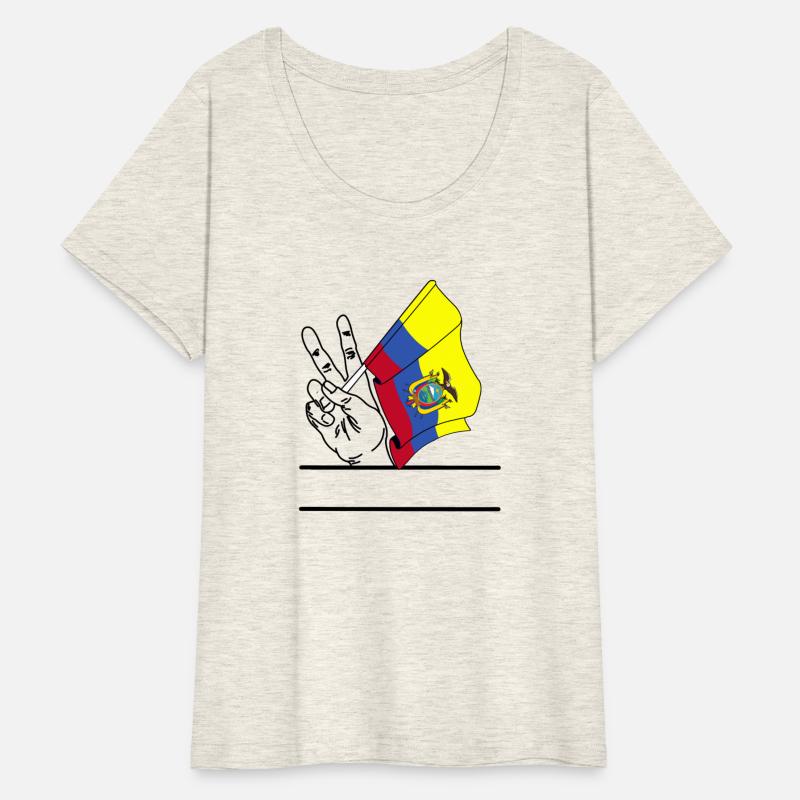 Flag Ecuador transparent peace sign text space
