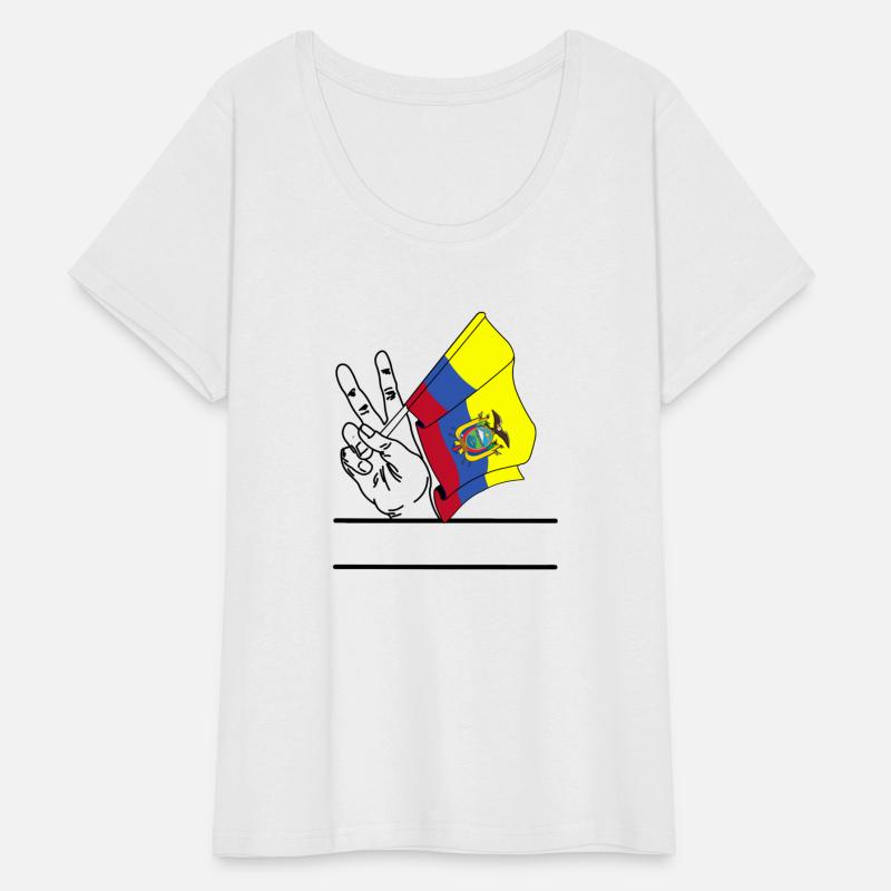 Flag Ecuador transparent peace sign text space