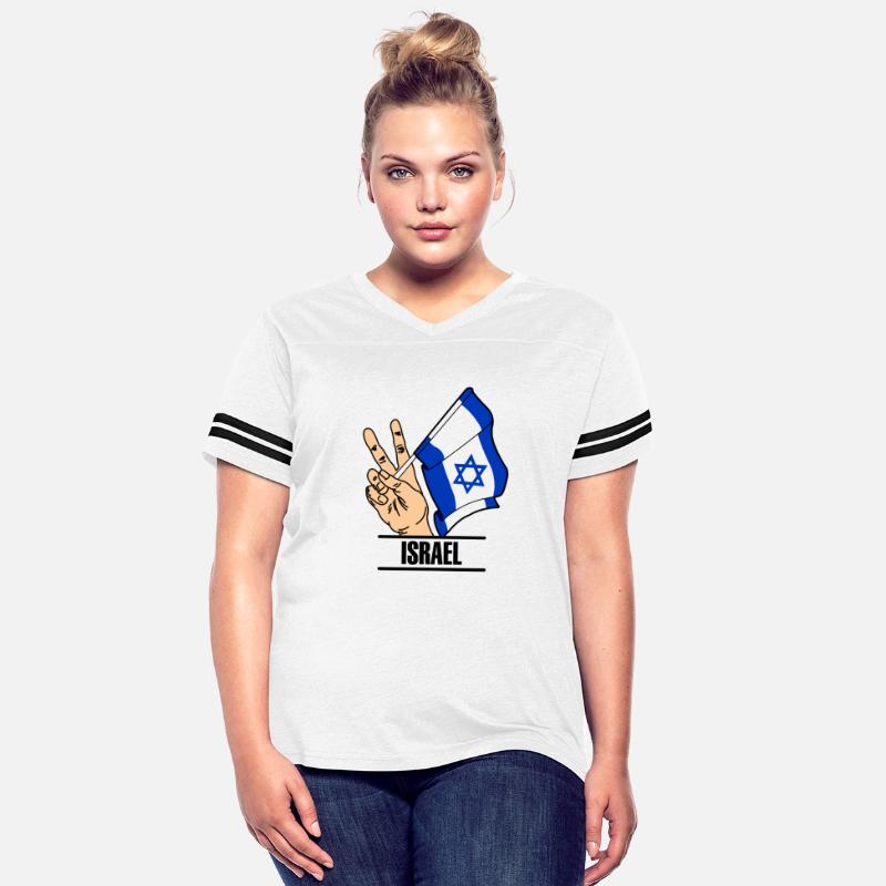 Flag Israel peace sign text 'ISRAEL'