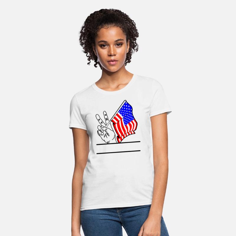 Flag USA transparent peace sign text space