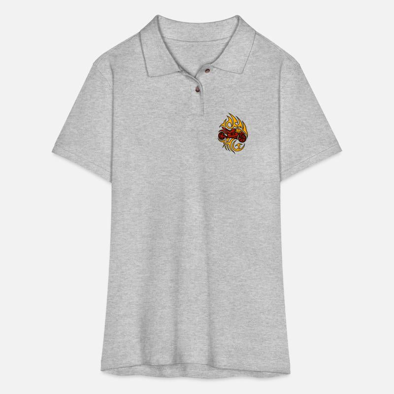 Flaming Moto Tribal Crest