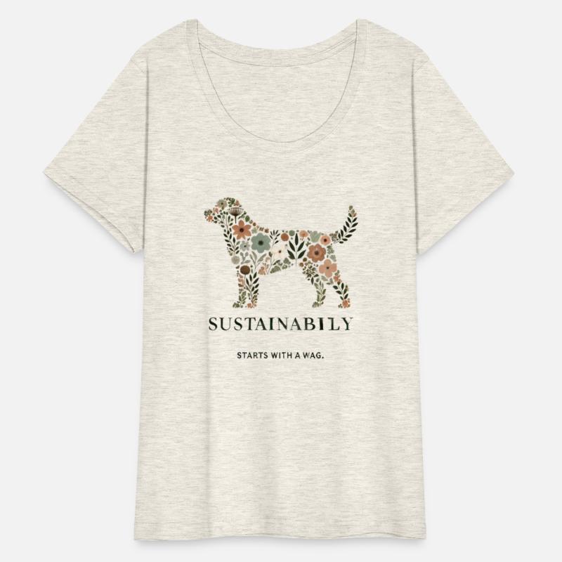 Floral Dog Design Promoting Sustainability