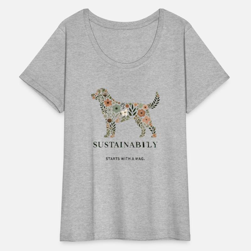 Floral Dog Design Promoting Sustainability