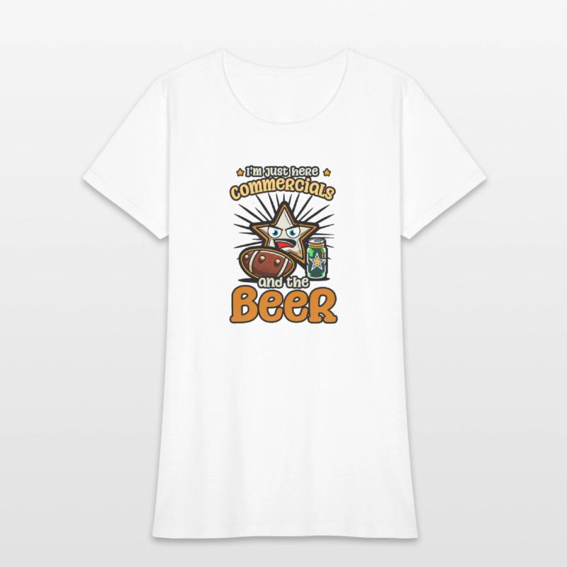 Football Lover Here For Comercials And Beer