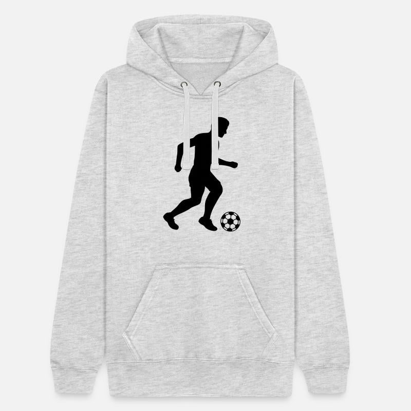 Footballer sport silhouette design