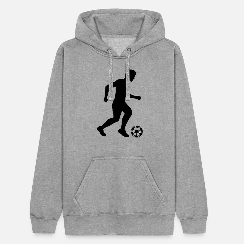 Footballer sport silhouette design