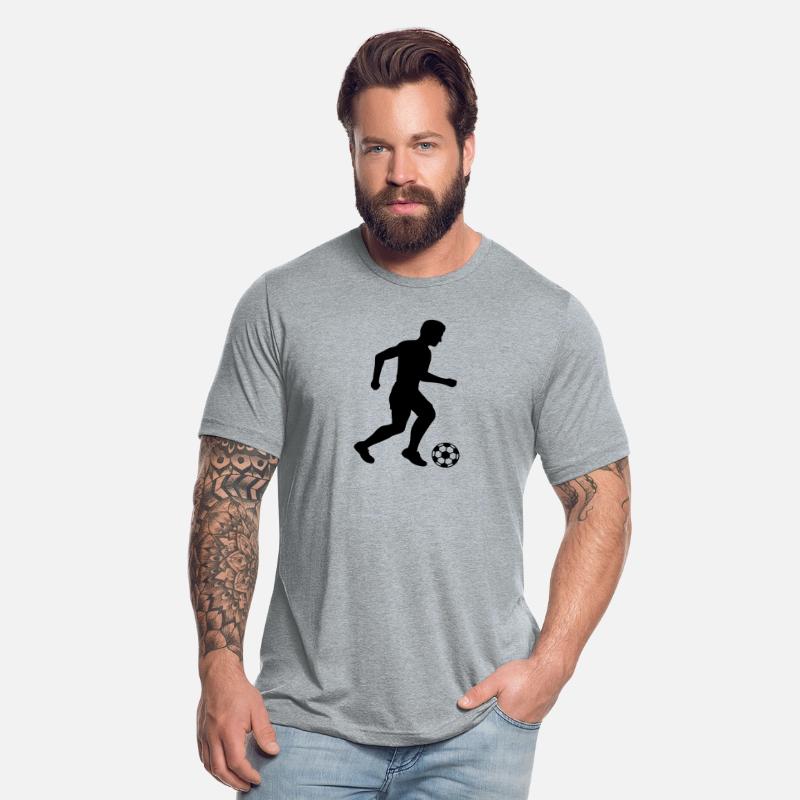 Footballer sport silhouette design