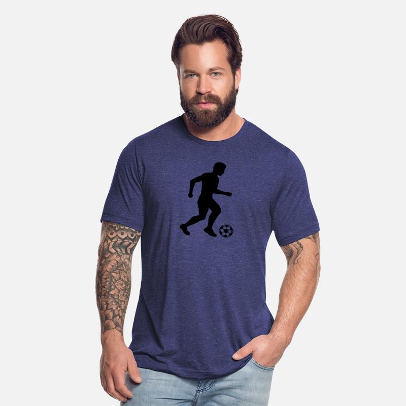 Footballer sport silhouette design