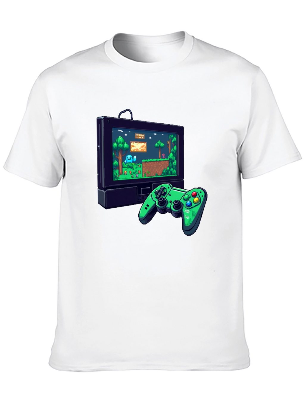 Retro Game Console Graphic Tee