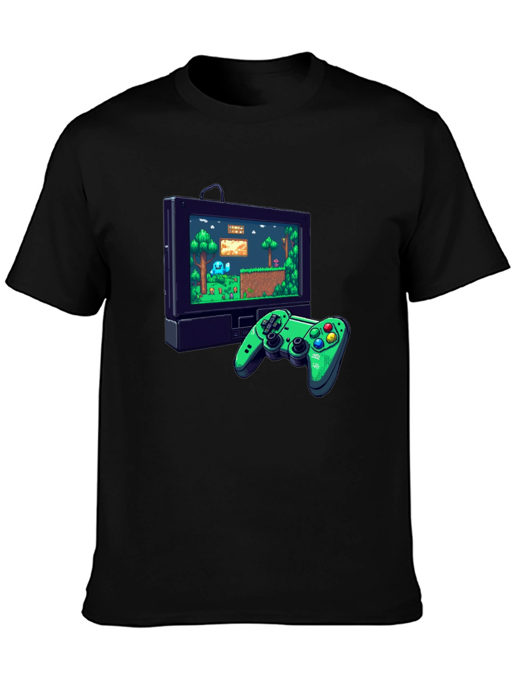Retro Game Console Graphic Tee