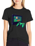 Retro Game Console Graphic Tee