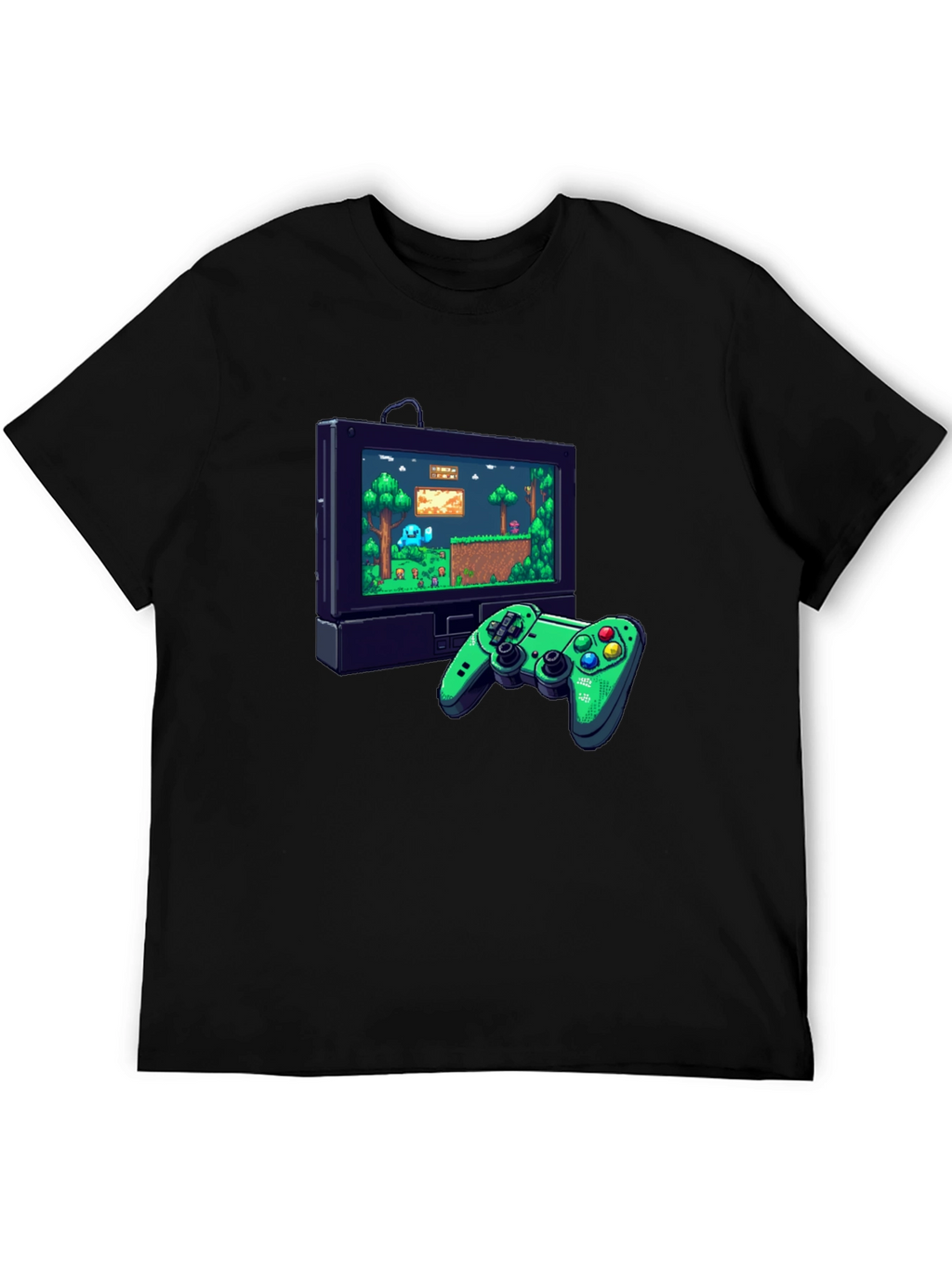 Retro Game Console Graphic Tee
