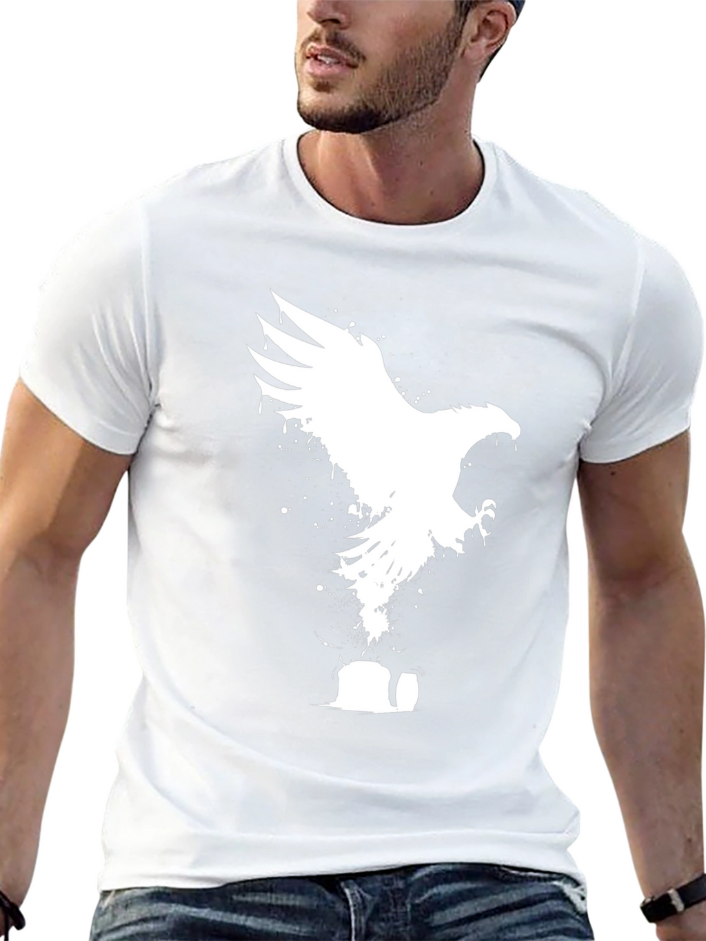 Eagle Graphic Tee - Black