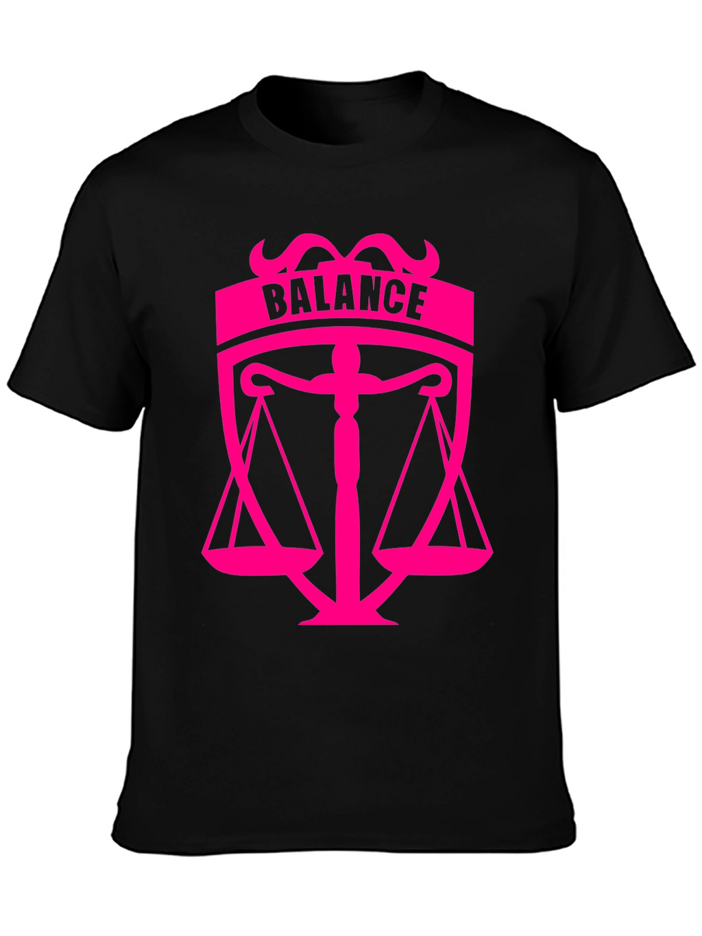 Balance Graphic Black T-Shirt
