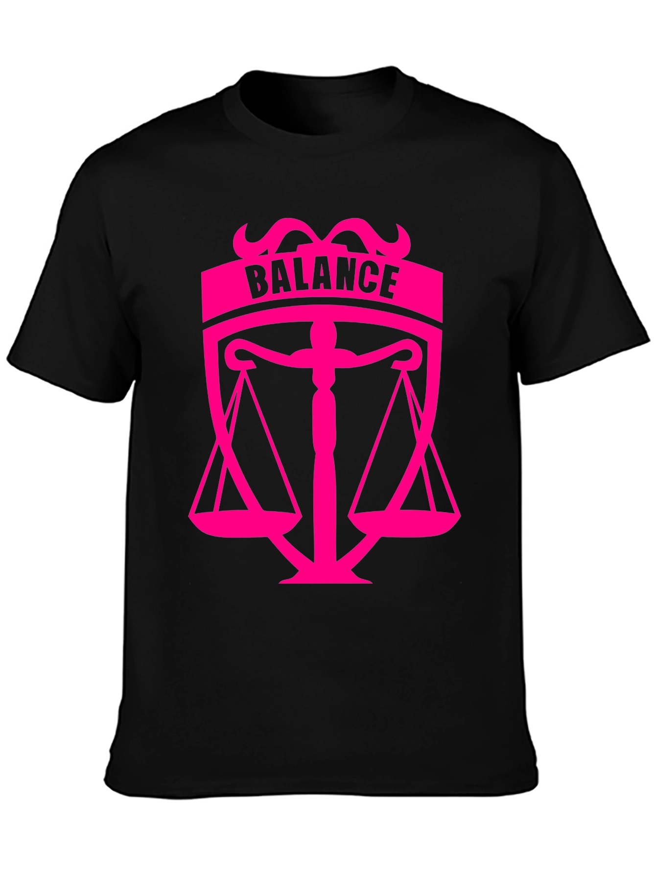 Balance Graphic Black T-Shirt