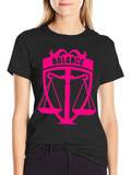 Balance Graphic Black T-Shirt