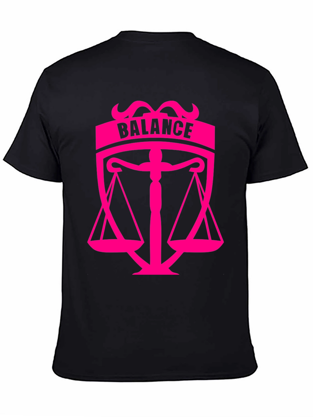 Balance Graphic Black T-Shirt