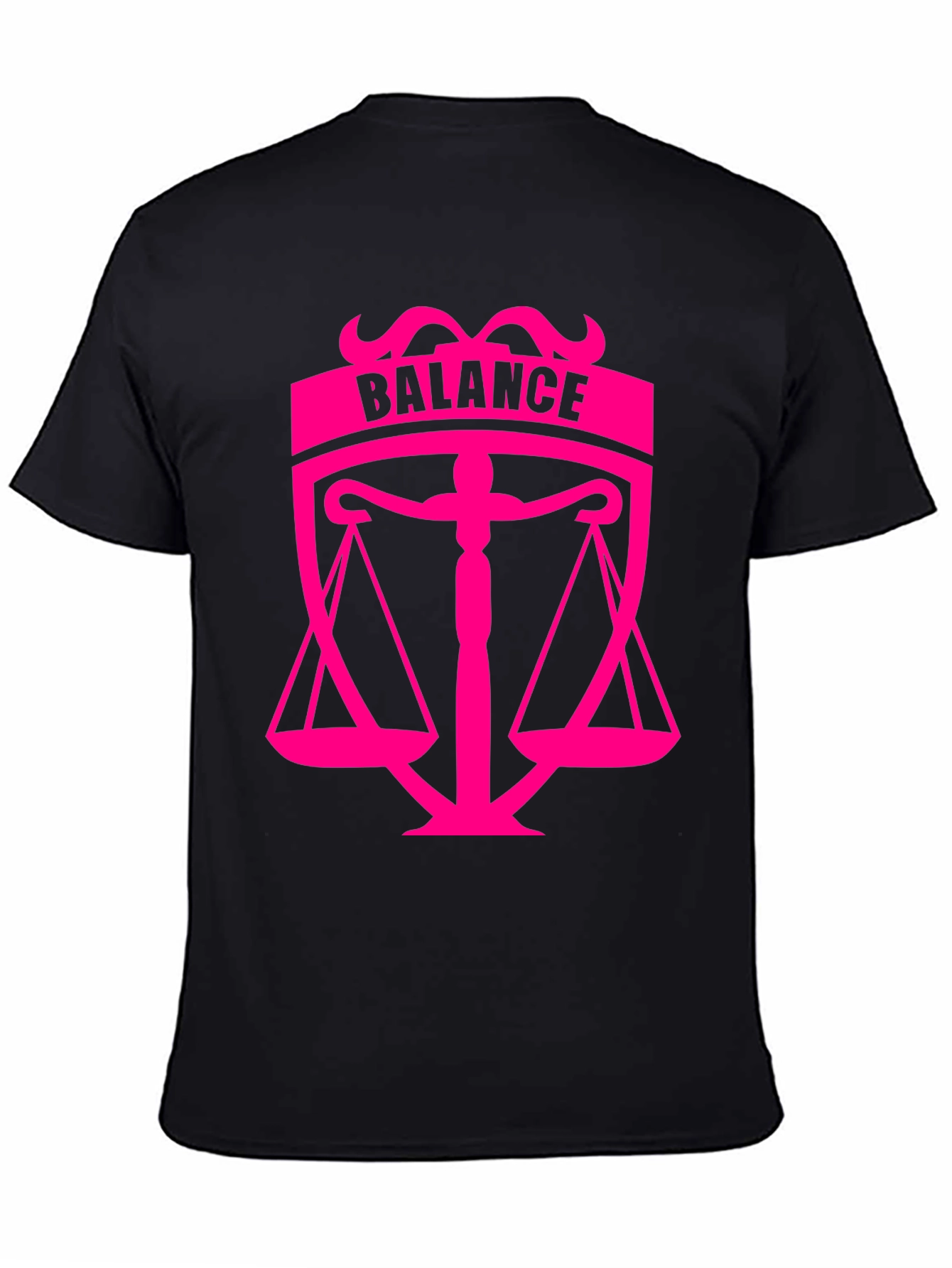 Balance Graphic Black T-Shirt