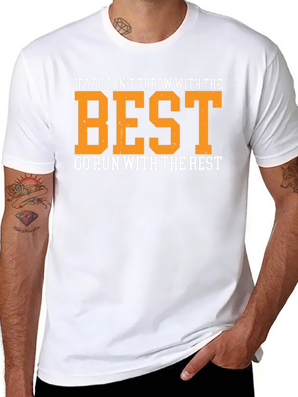 Throw With The Best T-Shirt - Sporty Tee