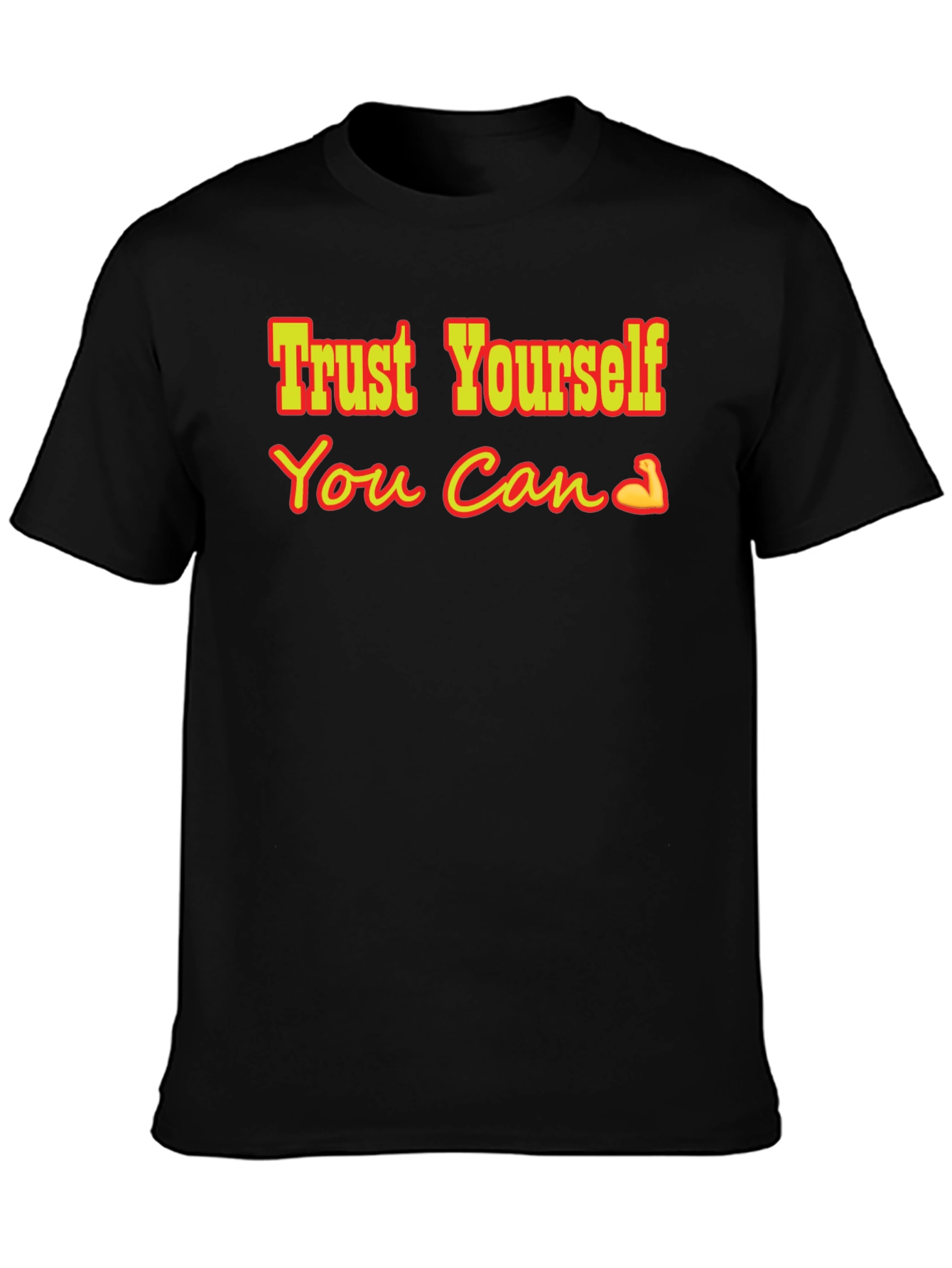 Trust Yourself Graphic Tee - Black T-Shirt