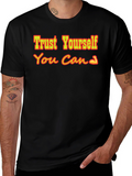 Trust Yourself Graphic Tee - Black T-Shirt