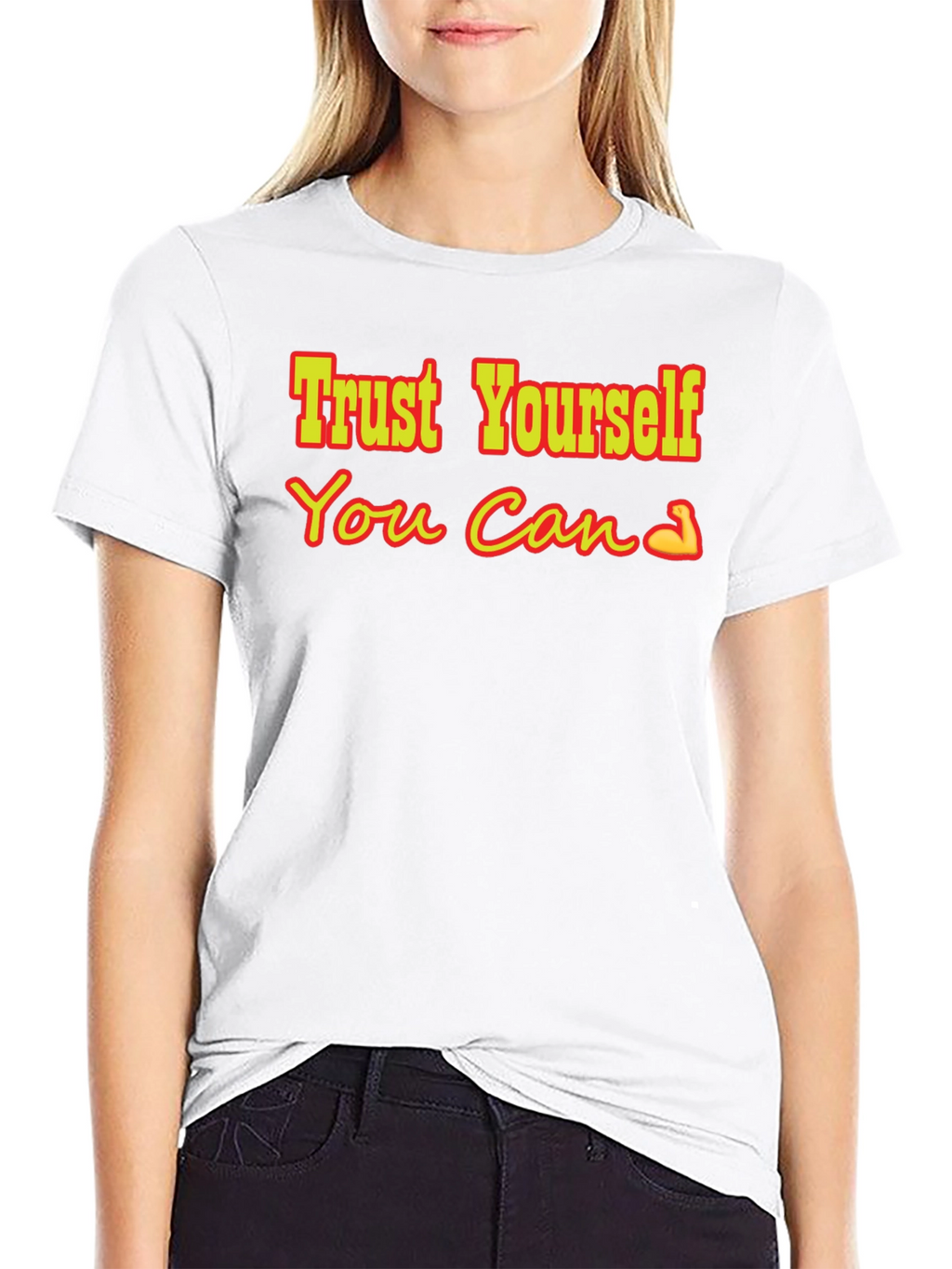 Trust Yourself Graphic Tee - Black T-Shirt