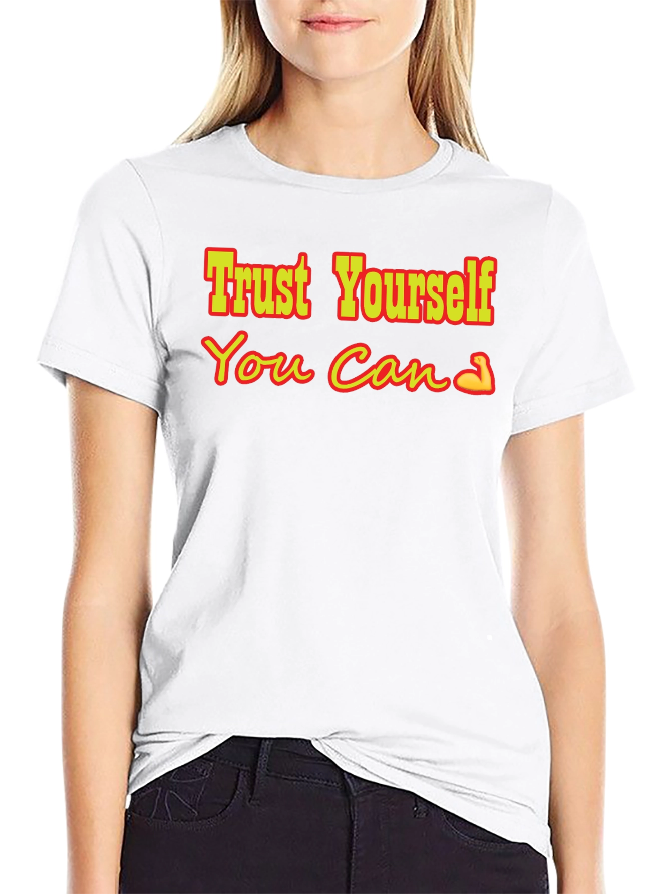 Trust Yourself Graphic Tee - Black T-Shirt