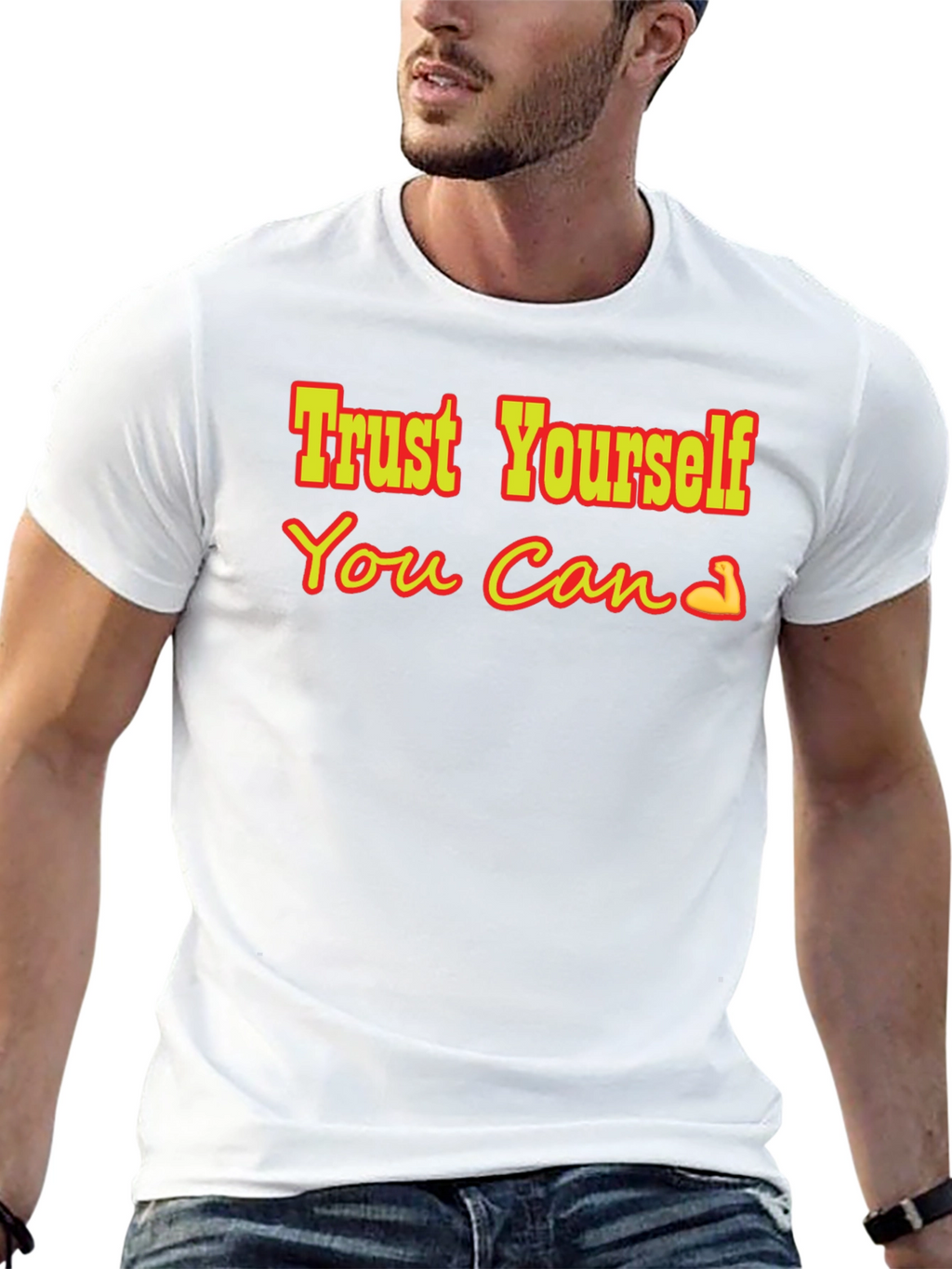 Trust Yourself Graphic Tee - Black T-Shirt