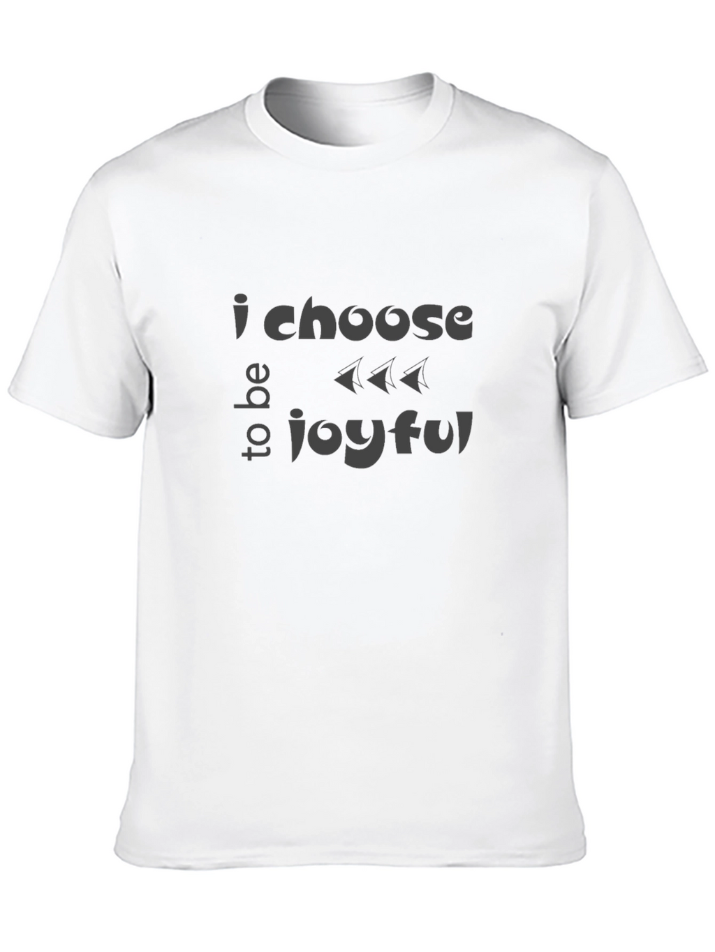 Choose Joyful Black Graphic Tee