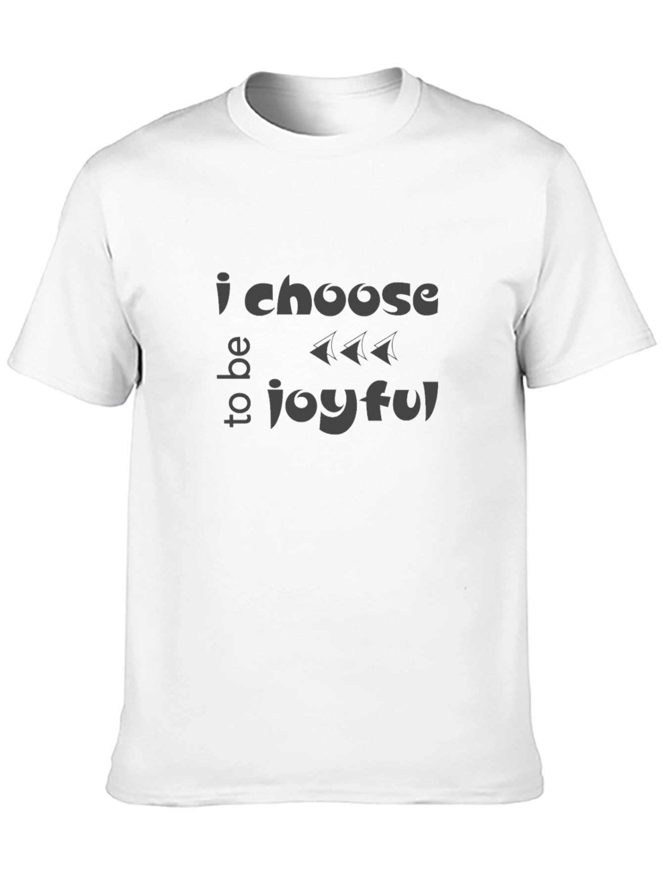 Choose Joyful Black Graphic Tee