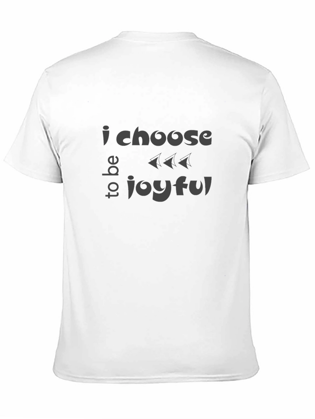 Choose Joyful Black Graphic Tee