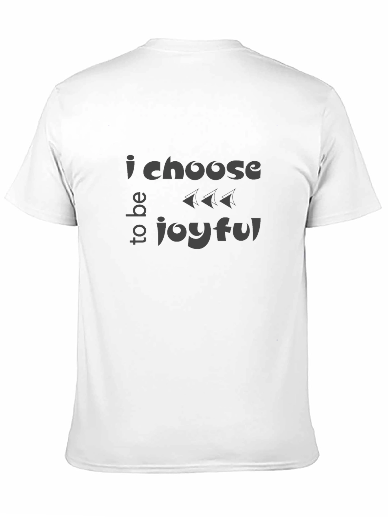 Choose Joyful Black Graphic Tee