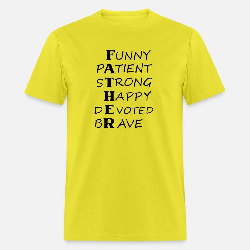 Funny Patient Strong Happy Devoted Brave Father