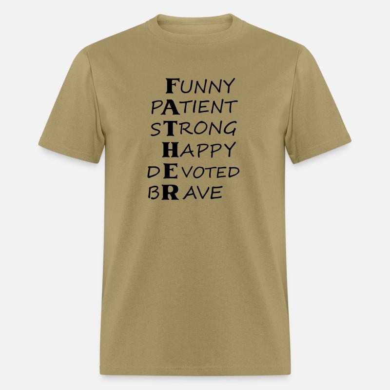Funny Patient Strong Happy Devoted Brave Father