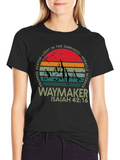 Waymaker Graphic Tee - Isaiah 42:16 Christian Shirt