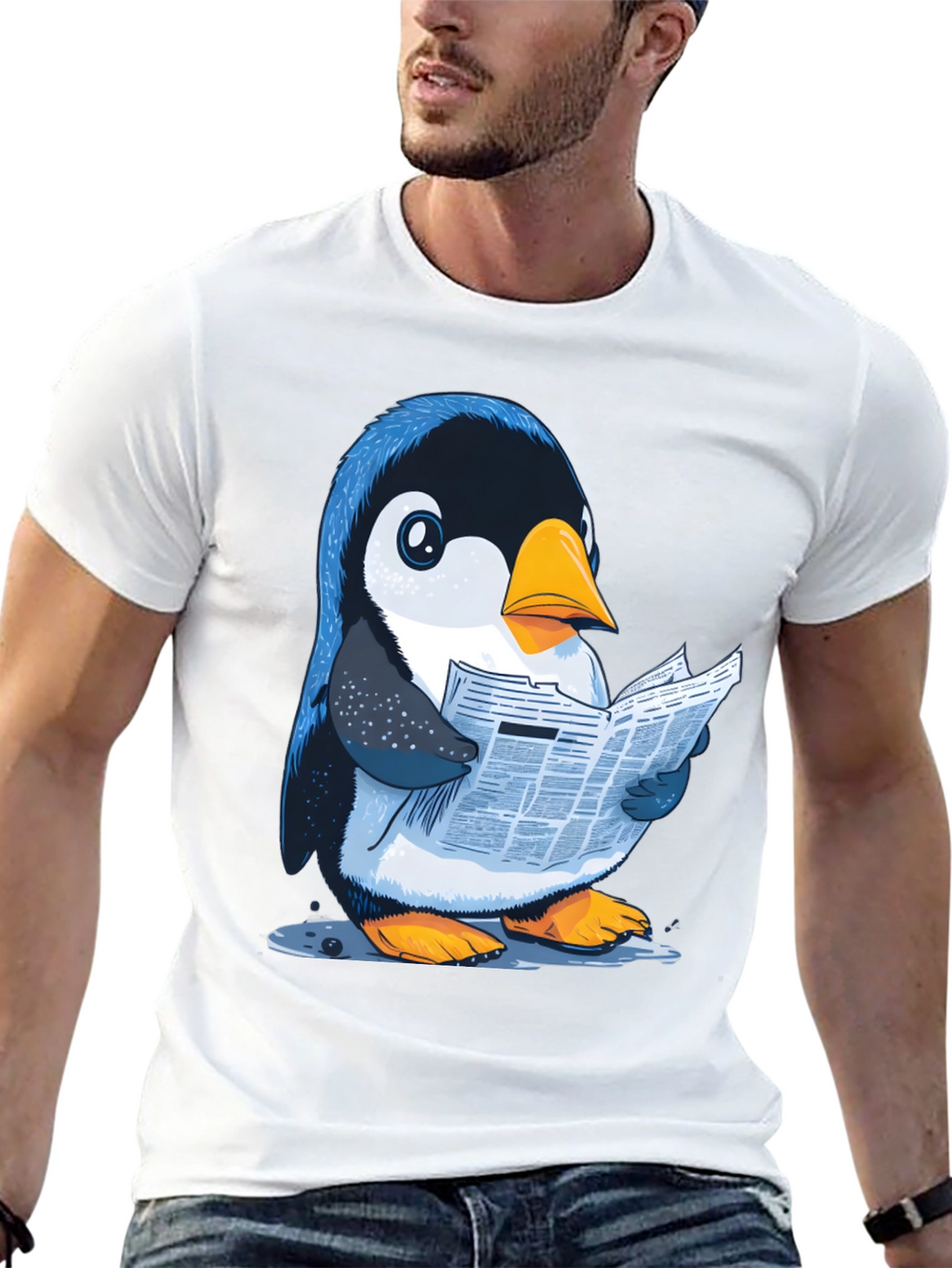 Penguin Reading News T-Shirt