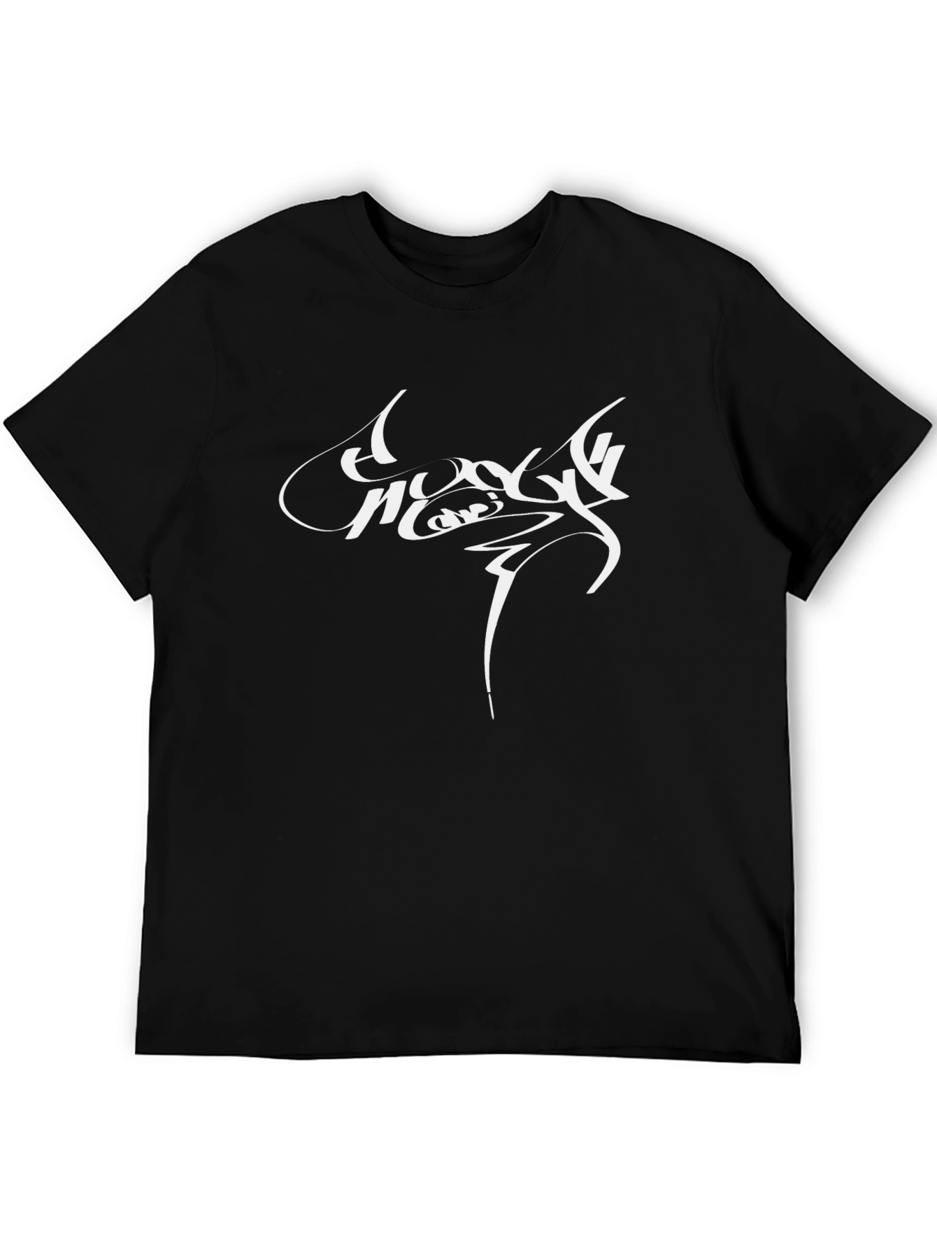 Unique Graphic Black T-Shirt