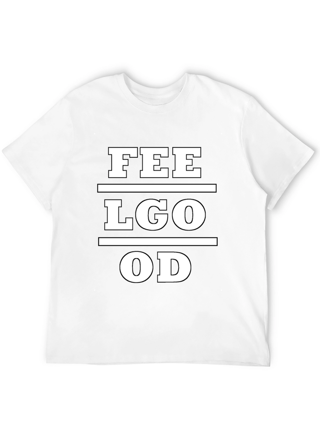 Feel Good Tee - Black Cotton Graphic T-Shirt