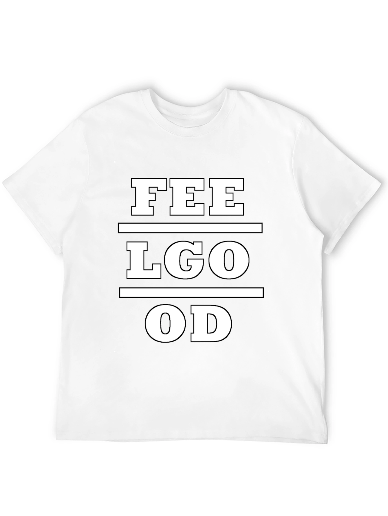 Feel Good Tee - Black Cotton Graphic T-Shirt