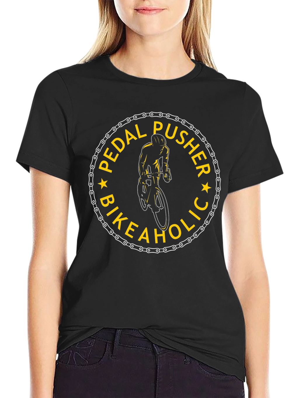 Pedal Pusher Bikeaholic T-Shirt