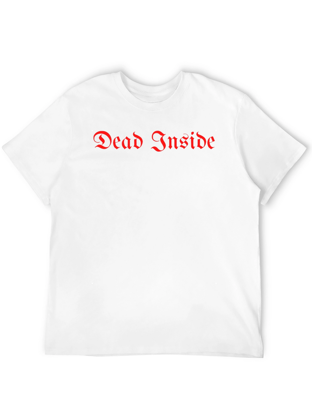 Dead Inside Gothic Tee - Black Humor T-Shirt