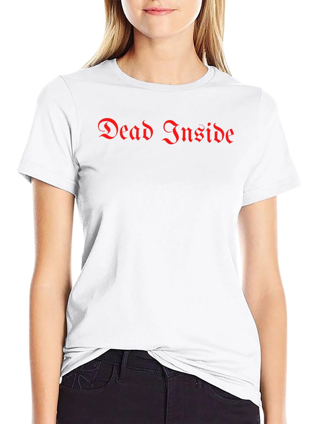 Dead Inside Gothic Tee - Black Humor T-Shirt