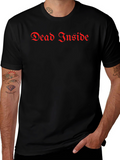 Dead Inside Gothic Tee - Black Humor T-Shirt