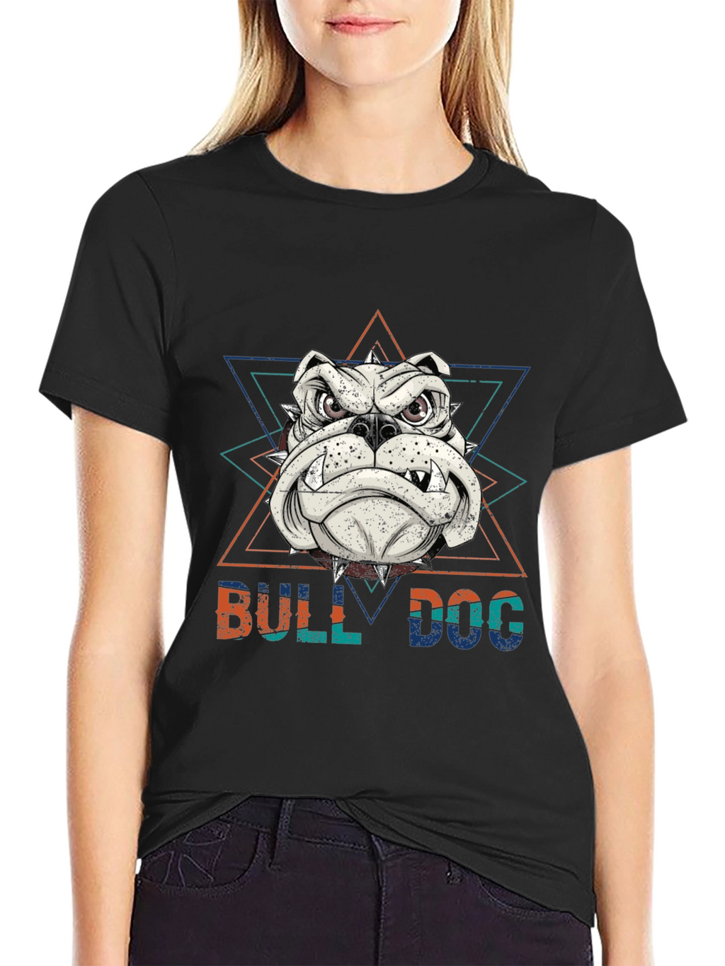 Bulldog Graphic Tee | Black T-Shirt