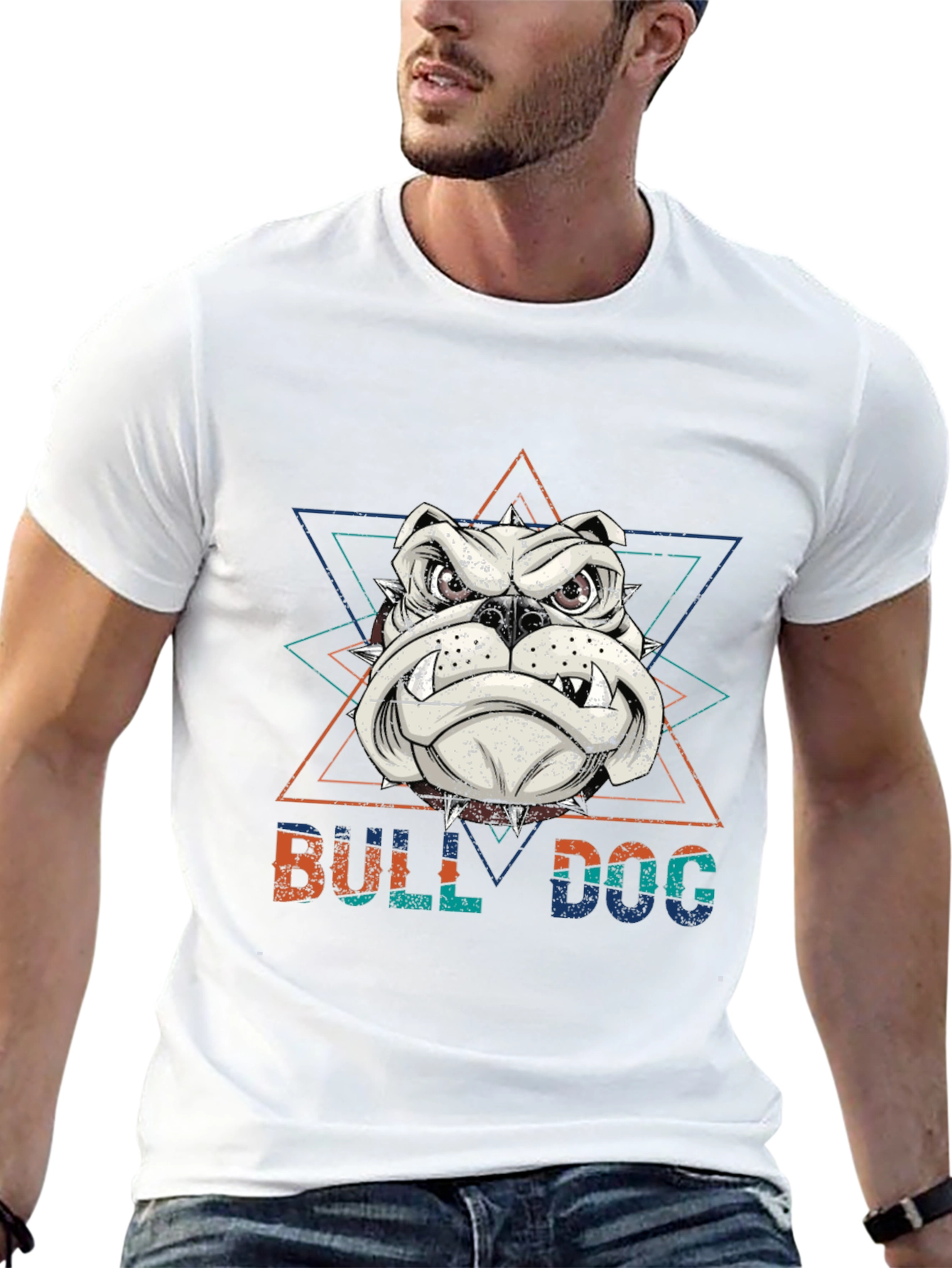 Bulldog Graphic Tee | Black T-Shirt