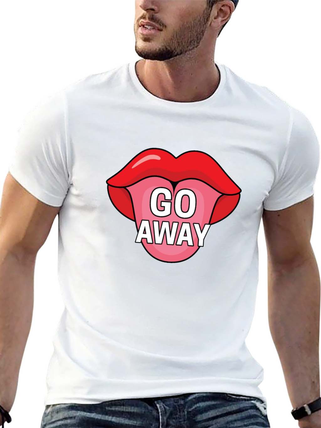 Go Away Graphic T-Shirt