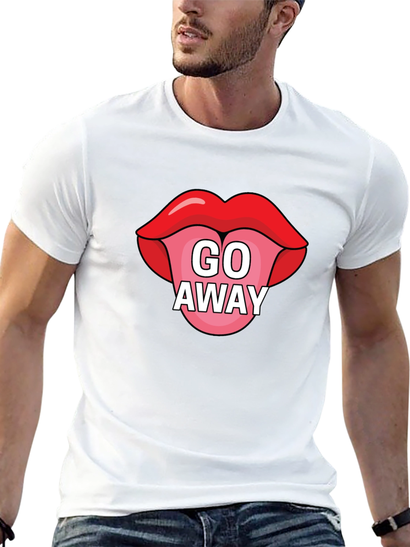 Go Away Graphic T-Shirt